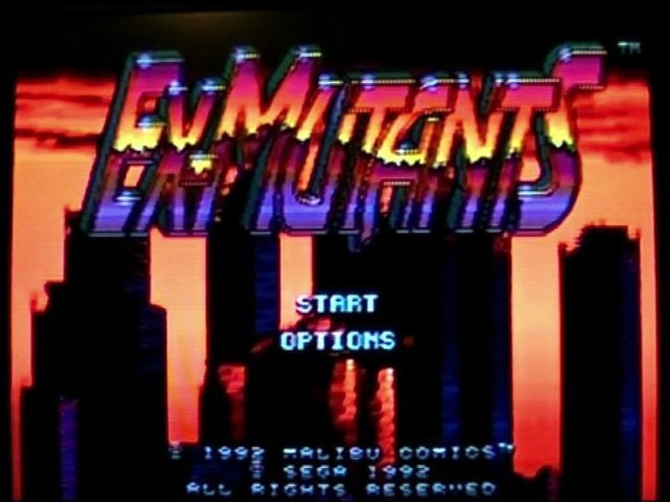 First Level - PrIm - Ex-Mutants - Sega Genesis / Megadrive