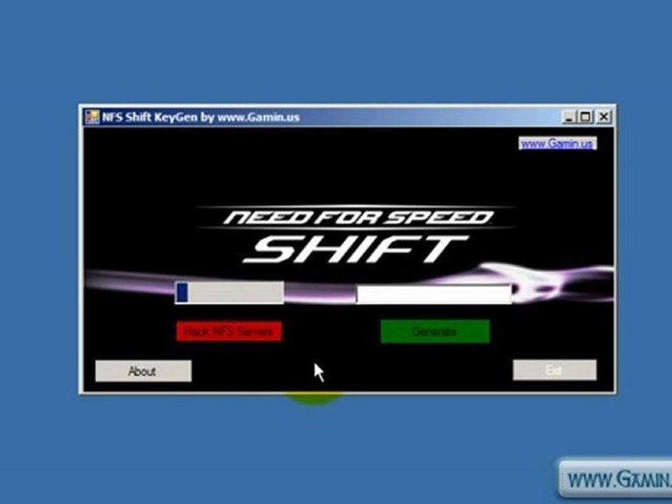 NFS Shift KeyGen v1.09 [New Release Oct 2012]