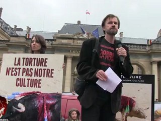 Rassemblement citoyen contre la corrida (20.10.2012)