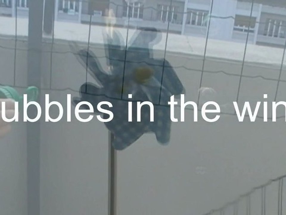 Bubbles in the wind