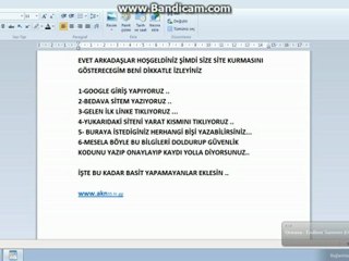 SİTE Kurma [ tr.gg ]