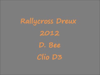 Rallycross de Dreux 2012