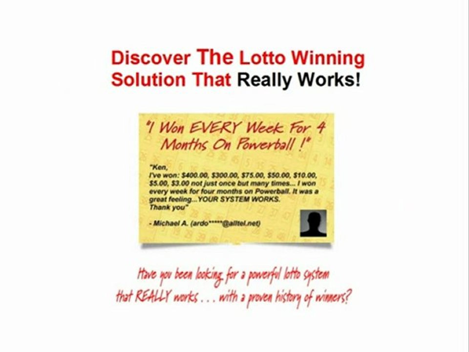 Silver Lotto System:Lottery Winning Systems,FREE Daily Tips