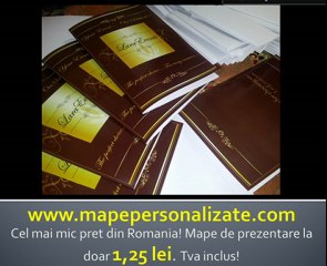 Mape de prezentare personalizate - mape prezentare cu buzunar