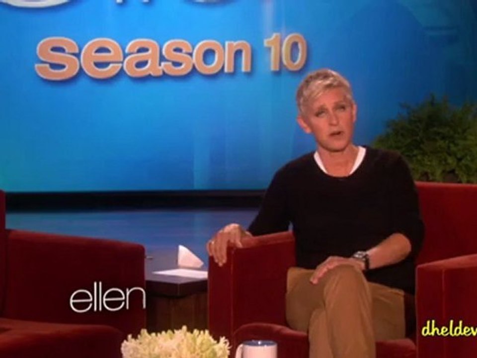 Jennifer Aniston on The Ellen DeGeneres Show Seasons 10 Promo (Outtakes)