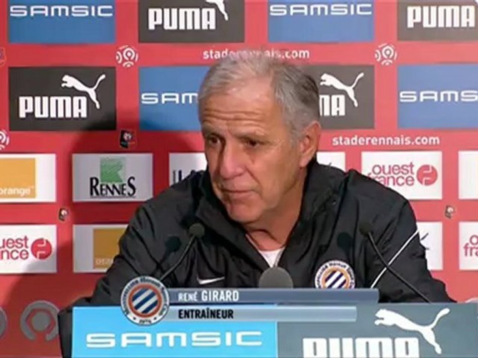 Conférence de presse Stade Rennais FC - Montpellier Hérault SC : Frédéric  ANTONETTI (SRFC) - René GIRARD (MHSC) - saison 2012/2013