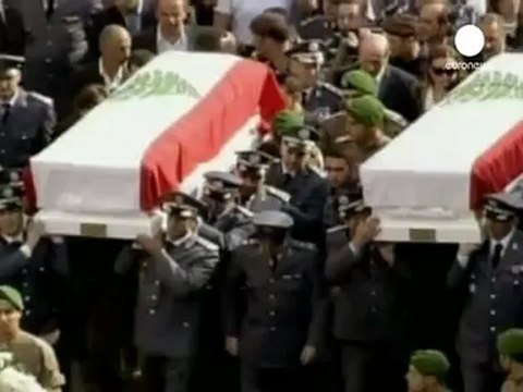 Beirut. I funerali del capo degli 007 libanesi ucciso...
