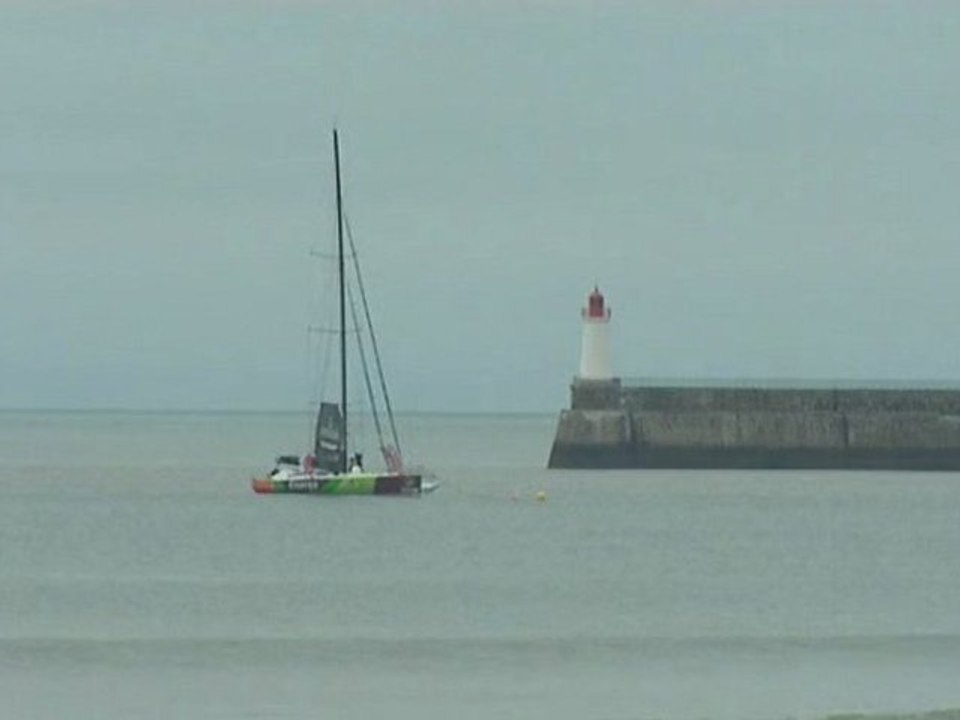 Zbigniew Gutkowski devant Les-sables-D'olonne