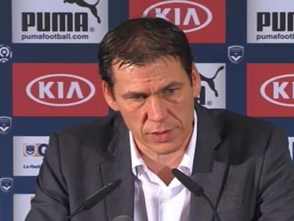 Conférence de presse après Bordeaux-Lille