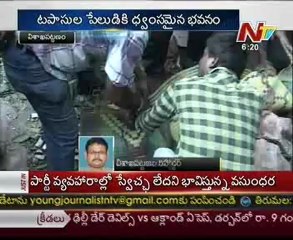 Major crackers blast in visakha, 1 died