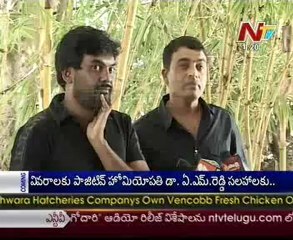 Puri & Dilraju talking to media on CGR political controversy