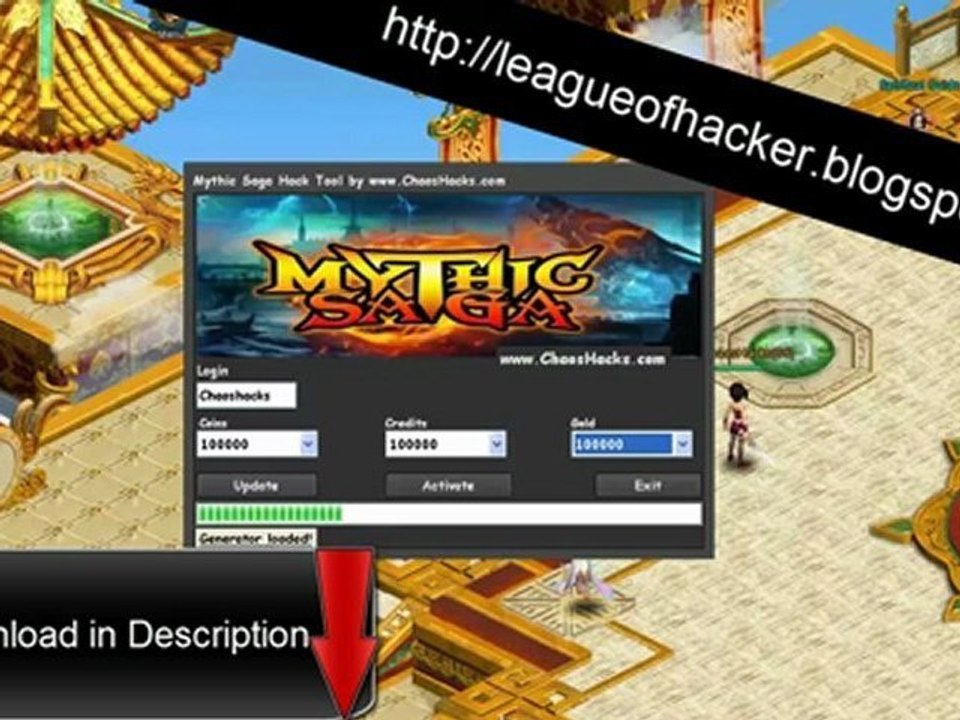 Mythic Saga Hack Tool 2012 Downlaod