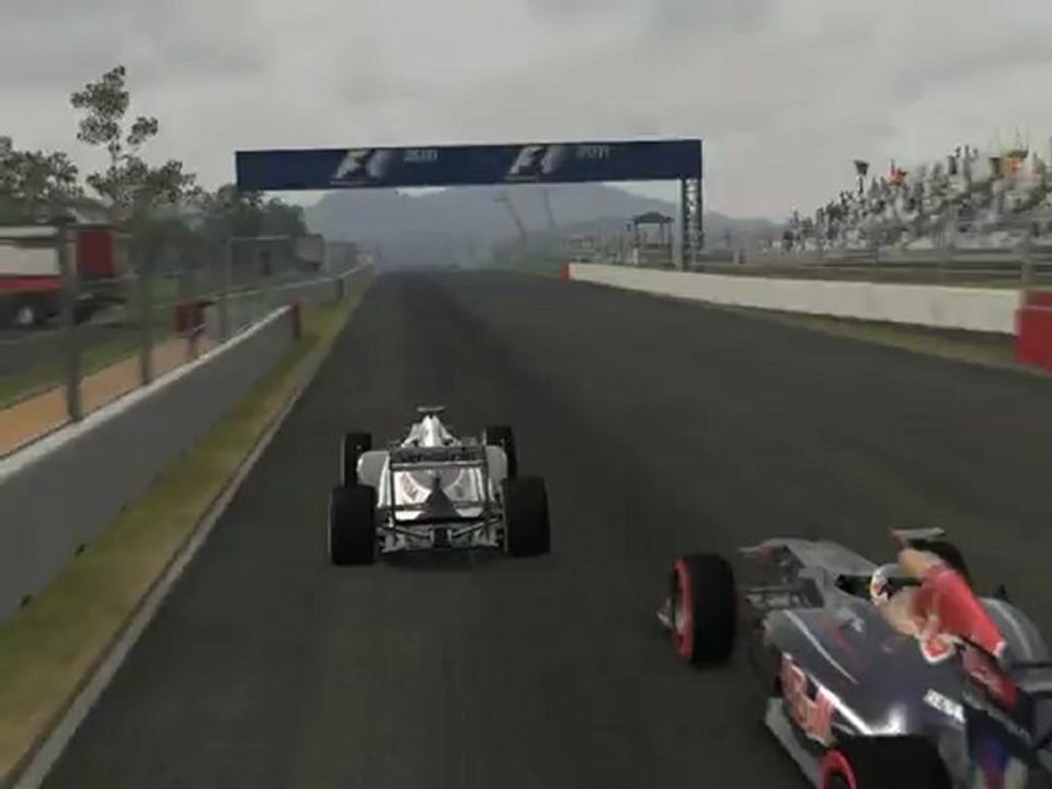 F1 2011 - GP de Corée - Kier vs Vettel (2)