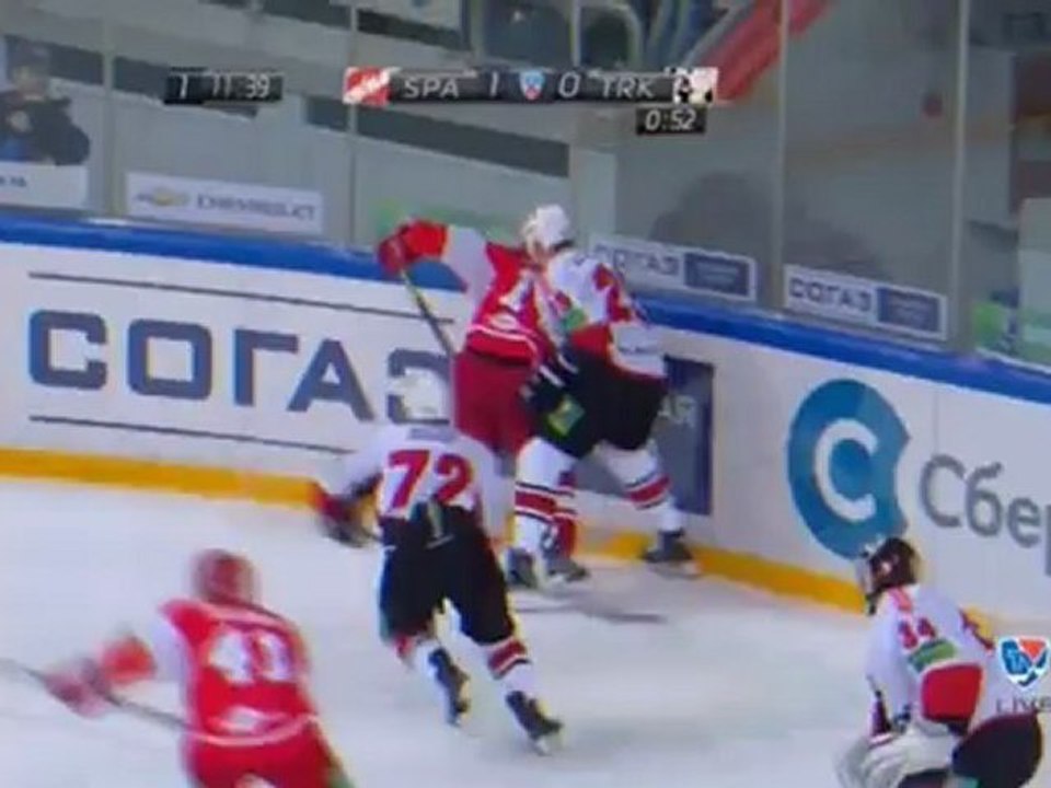 Hockey. 2012.10.21. KHL 2012-13. RS. Spartak - Traktor. [rgfootball.net] 1й