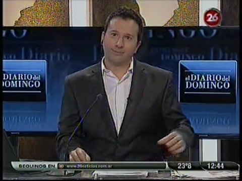 Daniel Agostini cantó en el Diario del Domingo │ Luis Bremer