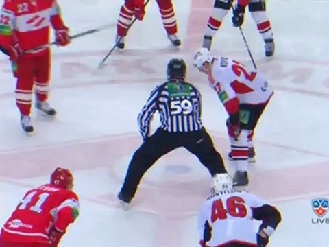 Hockey. 2012.10.21. KHL 2012-13. RS. Spartak - Traktor. [rgfootball.net] 3й