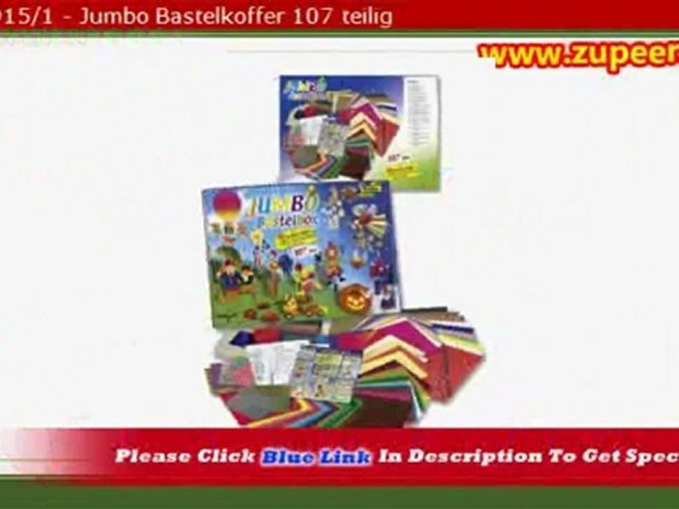 Folia 50915/1 - Jumbo Bastelkoffer 107 teilig