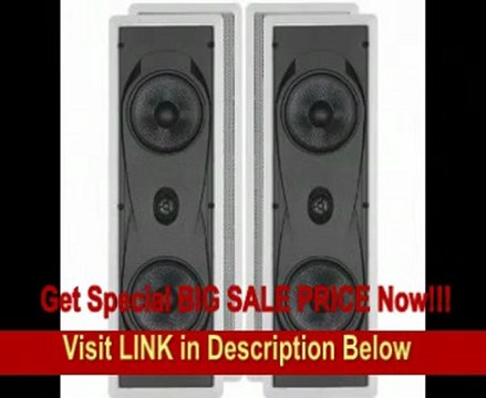Yamaha Natural Sound Custom Easy-to-install In-Wall Flush Mount 2-Way 130 watts Speaker Set (Pair of 2) with 1 Soft Dome Tweeter & Dual 6.5 Cone Woofers for Enhanced Center Channel or In-Wall Speaker Sound From Your Plasma LCD Big Screen TV FOR SALE