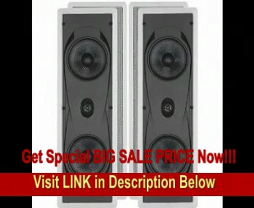 Yamaha Natural Sound Custom Easy-to-install In-Wall Flush Mount 2-Way 130 watts Speaker Set (Pair of 2) with 1 Soft Dome Tweeter & Dual 6.5 Cone Woofers for Enhanced Center Channel or In-Wall Speaker Sound From Your Plasma LCD Big Screen TV  FOR SALE