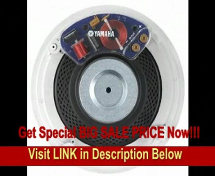 Yamaha Natural Sound Custom Easy-to-install In-Ceiling Flush Mount 2-Way 150 watts Speaker (Set of 4) with 8 Kevlar Cone Woofers & 1 Swivel Titanium Dome Tweeter Designed for Large Room or 2 Smaller Rooms FOR SALE