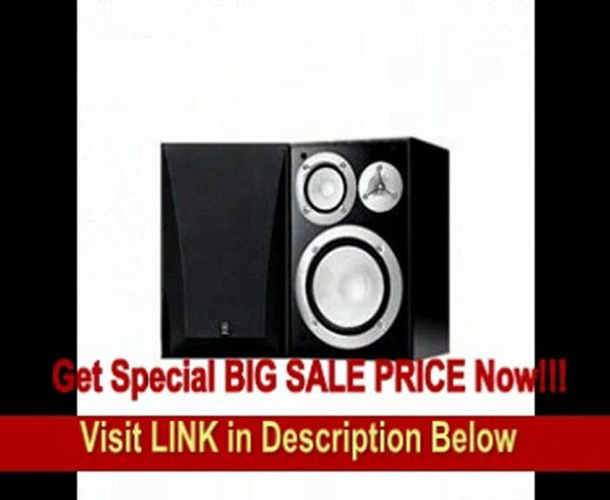 Yamaha NS-6490 3-Way Bookshelf Speakers, Black Finish ( Pair ) FOR SALE