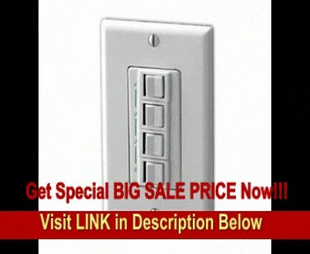 SPECIAL DISCOUNT (White) In-Wall 4 Speaker Switch
