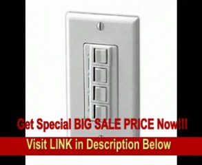 SPECIAL DISCOUNT (White) In-Wall 4 Speaker Switch