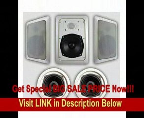 BEST BUY Acoustic Audio HT-55 1000 Watt 2-Way In-Wall/Ceiling Speaker System