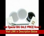 Pyle Home PHSKIT8 300-Watt 8-Inch Dual In-Ceiling Speaker /Volume Control/Speaker Wall Plate/Wiring Combo Speaker System (Pair) FOR SALE