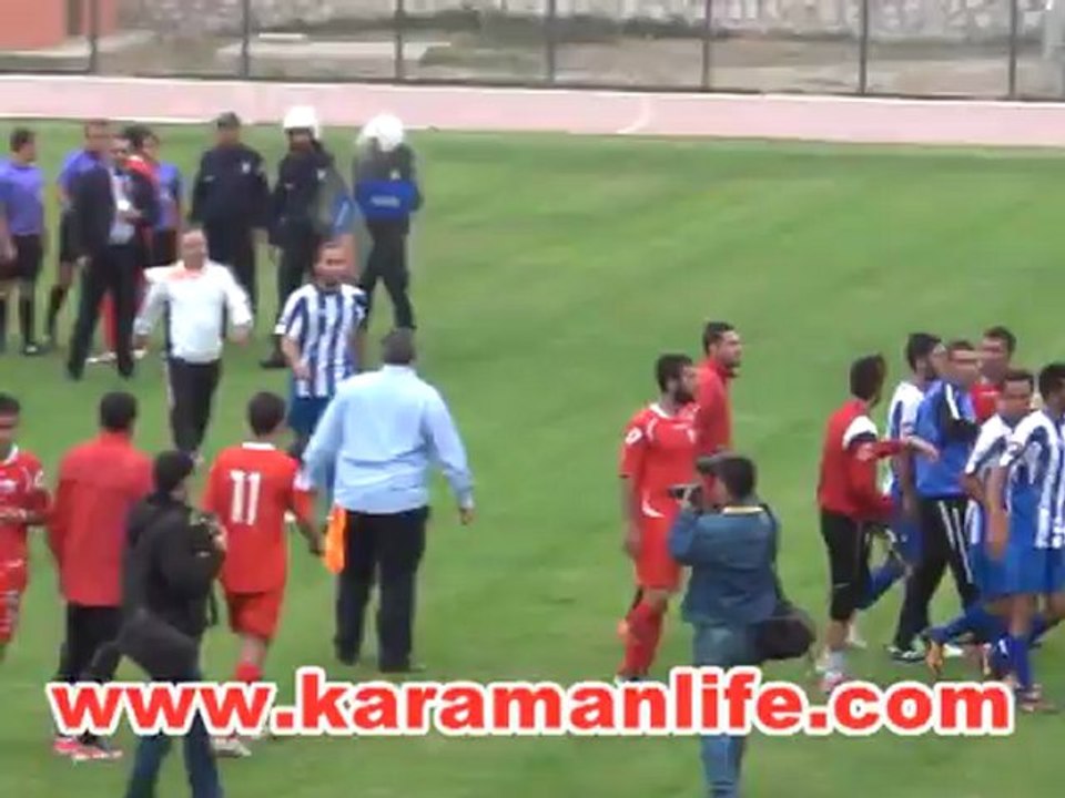 BU KARŞILAŞMA KARAMANLI SPORSEVERLERE SAÇ BAŞ YOLDURDU