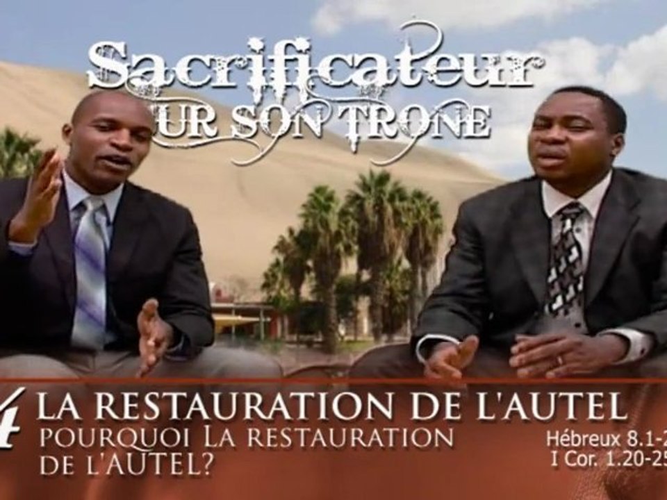 Ap. Théophile Bubi : " LA RESTAURATION DE L'AUTEL " 04