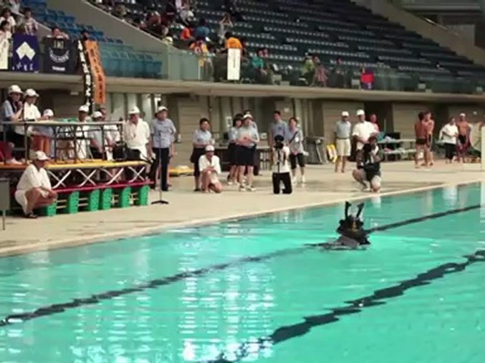 Samurai-schwimmer - schwer gerüstet