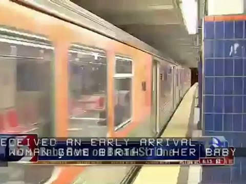 Γέννησε μέσα στο μετρό!