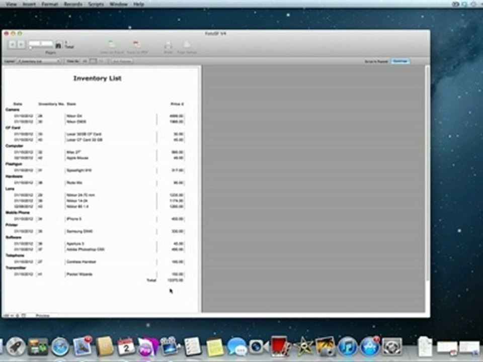 Photography Studio Software | Inventory