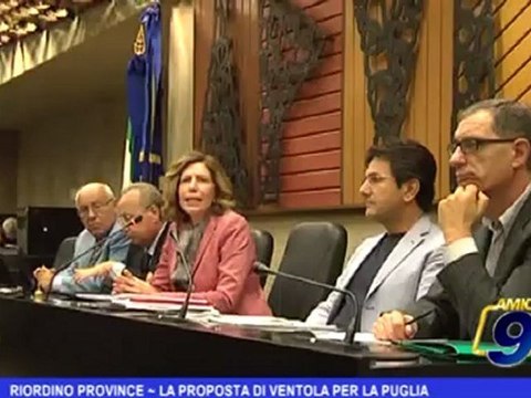 Riordino Province | La proposta di Ventola per la Puglia