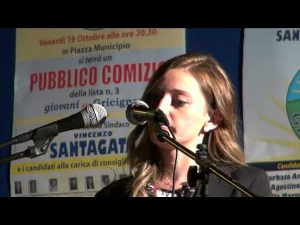 Gricignano (CE) - Comizio Giovani per Gricignano - D'Agostino (19.10.12)