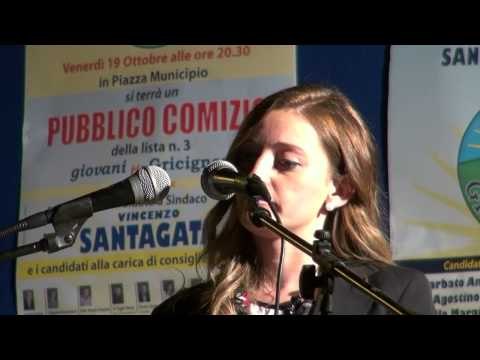 Gricignano (CE) - Comizio Giovani per Gricignano - D'Agostino (19.10.12)