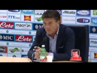Napoli - Mazzarri e la partita con la Juventus (20.10.12)