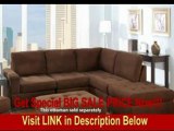 Modular Sectional Sofa in Chocolate Microfiber Plush REVIEW