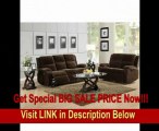 Homelegance Snyder Double Reclining Sofa in Coffee Microfiber REVIEW