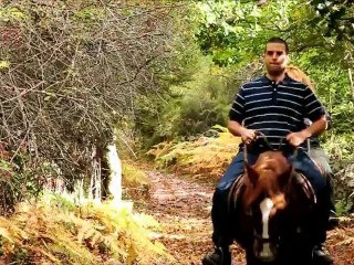 Balade a cheval avec Mr pierrot de Quenza.