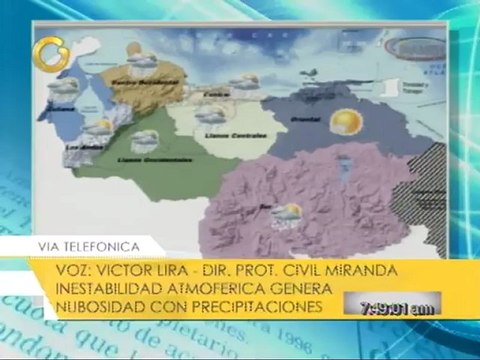 43 afectados por últimas lluvias en Los Altos Mirandinos
