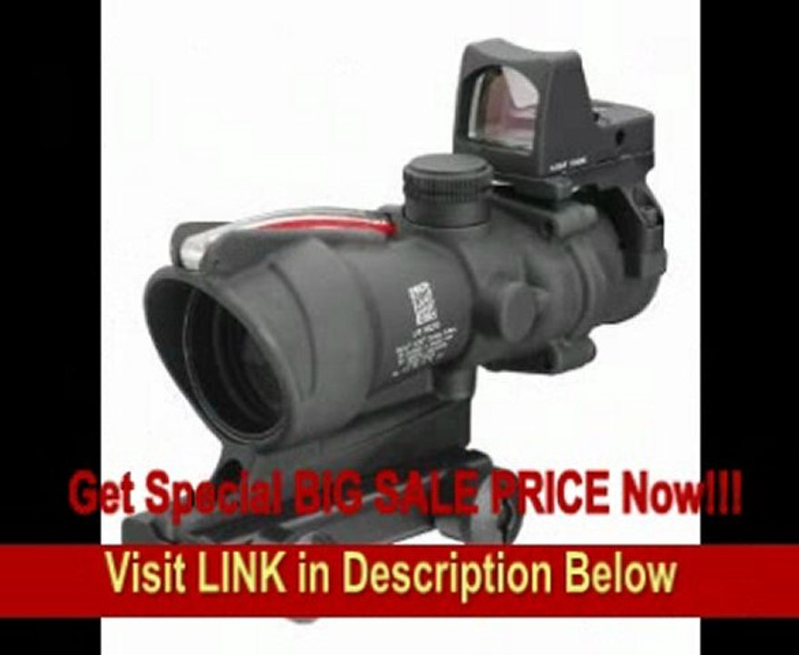 Acog 4 X 32 Scope Dual Illuminated 4.0 Moa Crosshair .223 Ballistic Reticle, Red