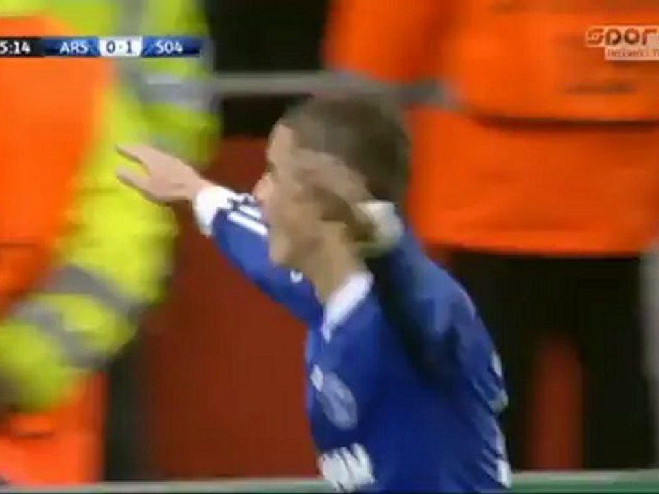 Arsenal 0-2 Schalke (Group B)