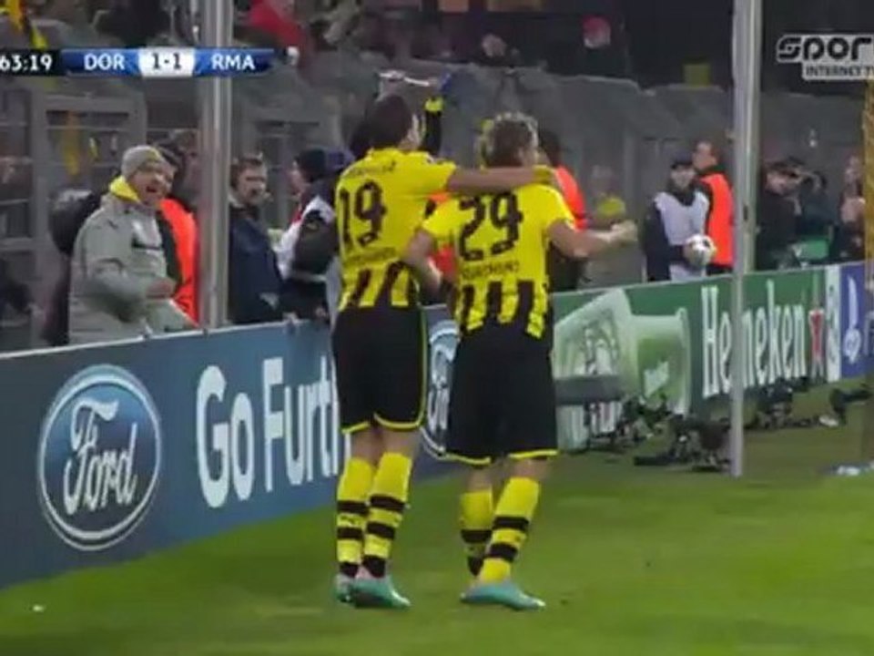 Borussia Dortmund 2-1 Real Madrid (Group D)