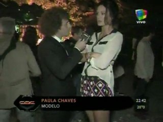 Paula nota en CQC - 24 de Octubre
