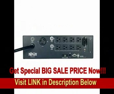 Tripp Lite SU3000RTXR3U 3000VA 2400W UPS Smart Online Rackmount 110V / 120V USB DB9 3URM, 9 Outlets