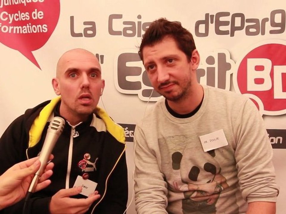 BD - Interview de Mr Poulpe et Davy Mourier, au Festiblog 2012