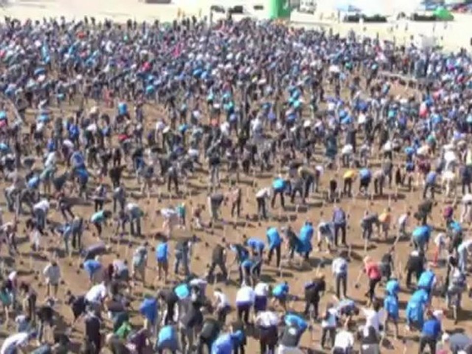 Aux États-Unis, les supporters creusent pour leur nouveau stade !