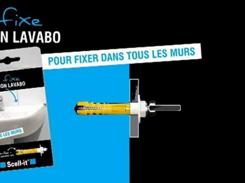 Comment fixer mon lavabo ?